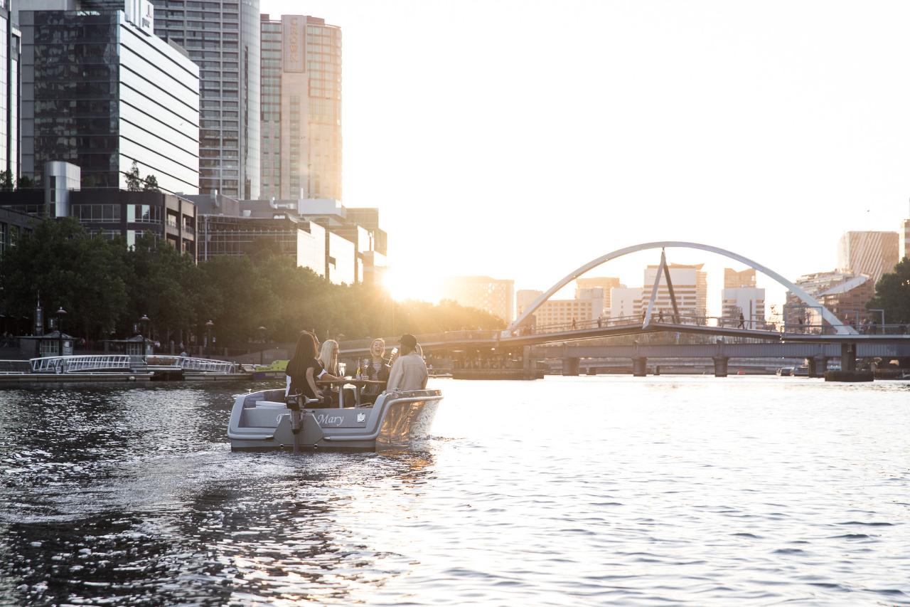Goboat Melbourne - 1 Hour Electric Picnic Boat Hire (Up To 8 People)