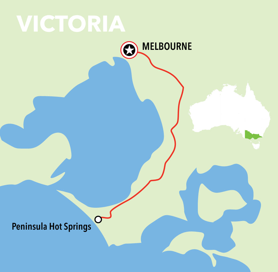 Autopia Tours: Peninsula Hot Springs Spa Entry + Shuttle Bus