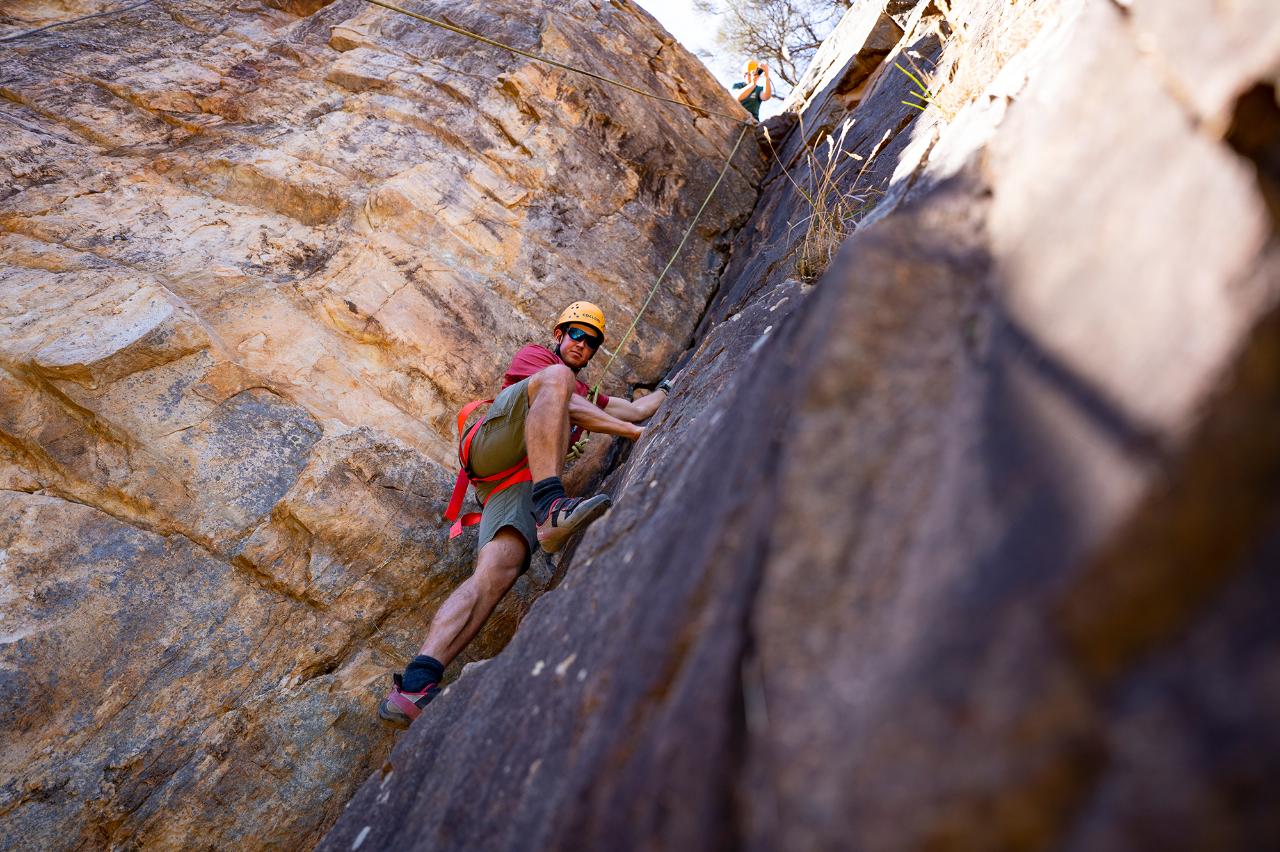 Rock Climb & Abseil At Morialta