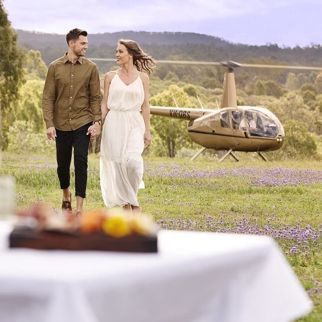 Fly & Dine: Spicers Peak Lodge For Two People