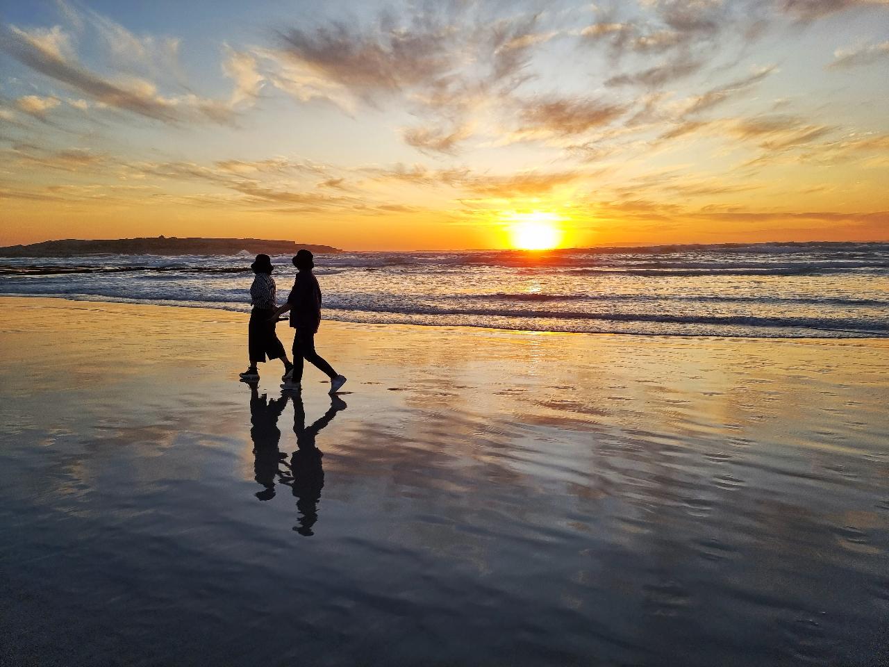 Sunset On The Sand Dunes