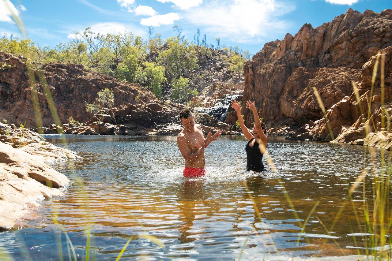 Autopia Tours: Katherine Gorge Cruise + Edith Falls From Darwin