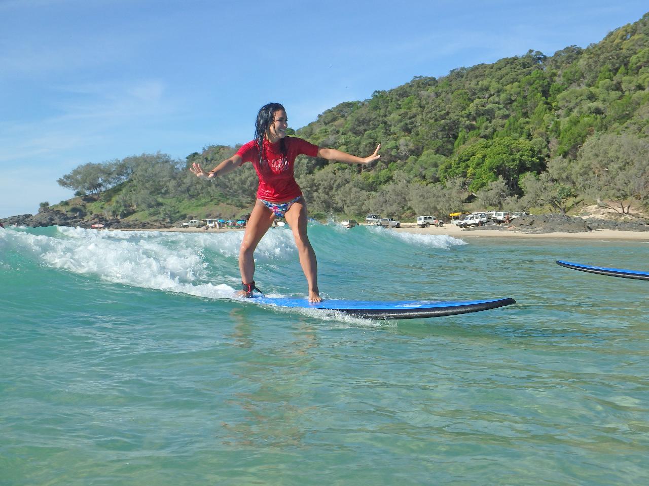 Learn To Surf Australia's Longest Wave + Great Beach Drive Adventure - Noosa Day Trip